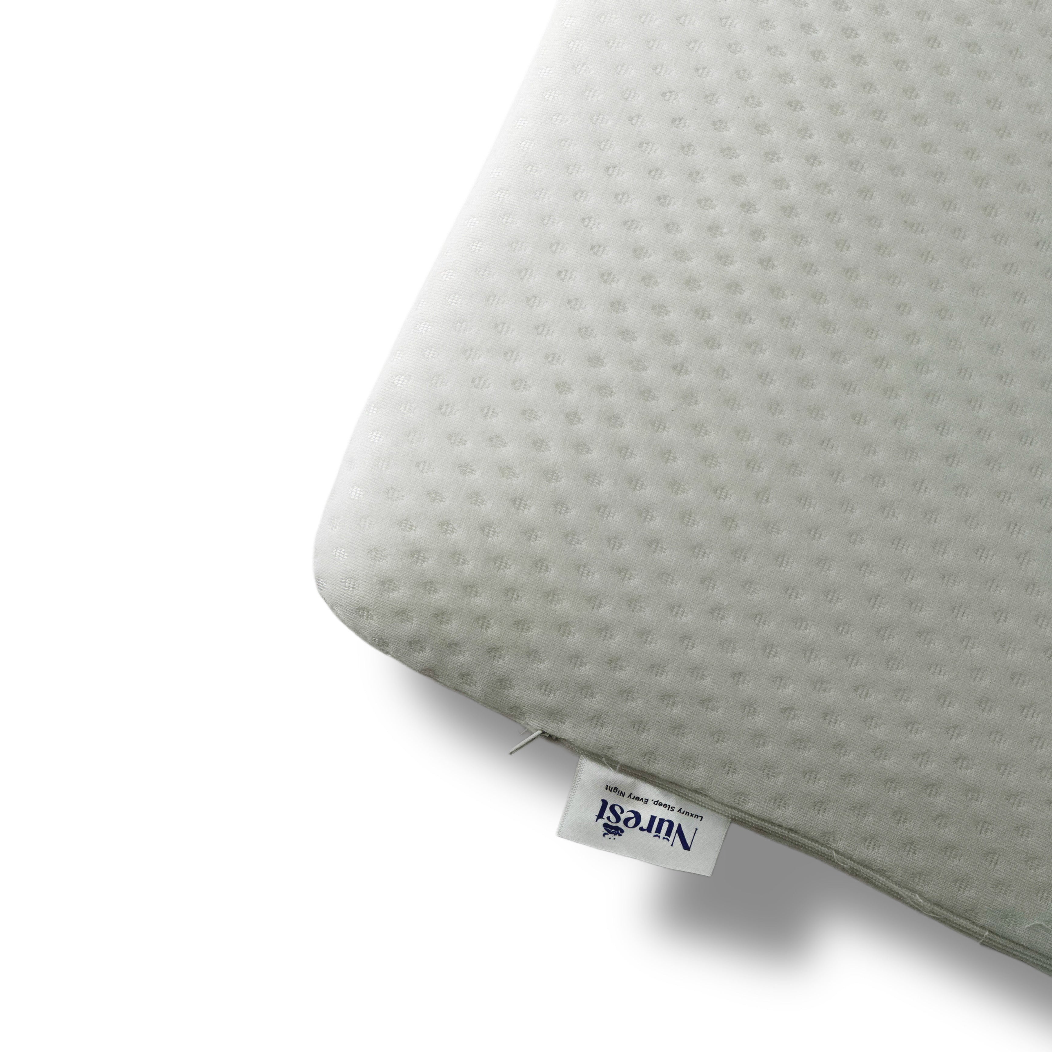 Ultra-Thin Memory Foam Pillow – Slim Support for Stomach & Back Sleepers